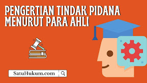 10 Pengertian Tindak Pidana Menurut Para Ahli